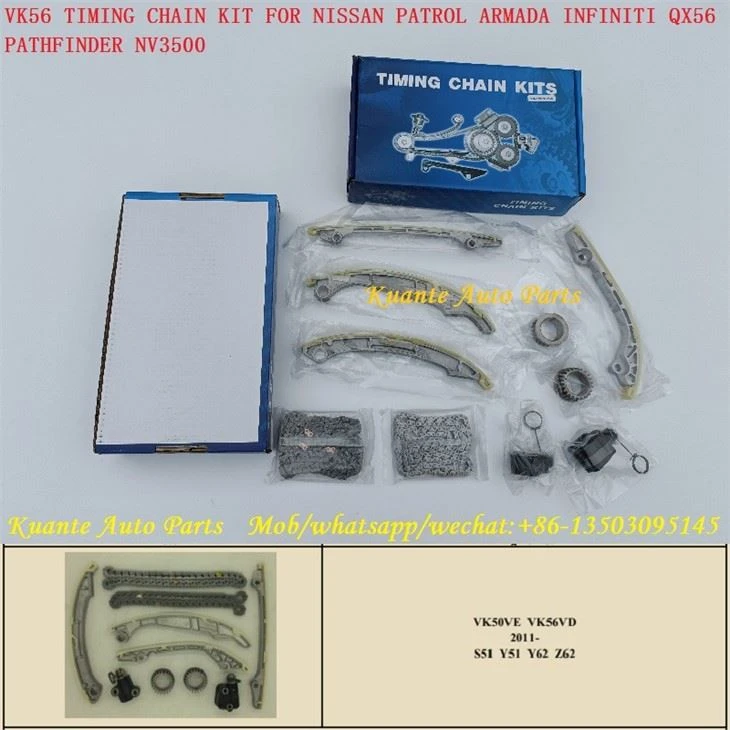 VK56 tidskædesæt til Nissan Patrol Armada Infiniti QX56 Pathfinder NV3500